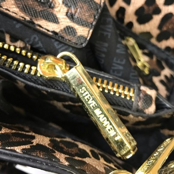 Steve Madden Leopard Women's Mini Btracy Mini Tote - Picture 11 of 13